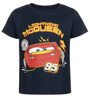 Chlapčenské tričko CARS McQueen čierne