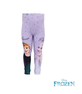 Dievčenské legíny FROZEN Elza a Anna fialové